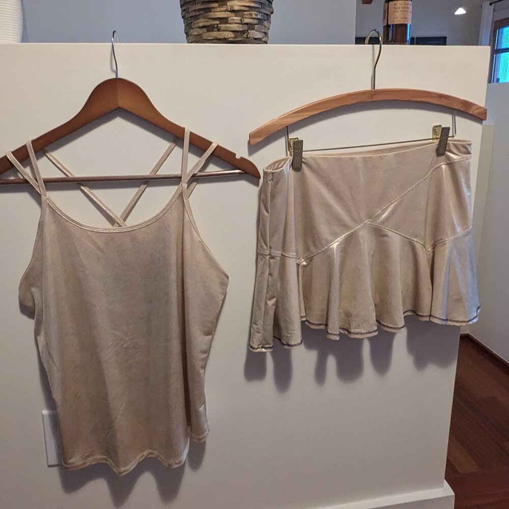 Gold Moroccan Lucky in Love tennis set